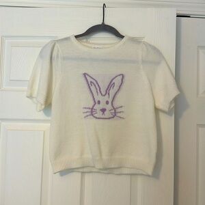 Shop the Mint Girls, The Hannah Cream Bunny Sweater, Size 12/14